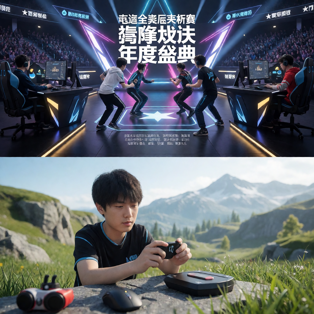 电竞全明星表演赛精彩瞬间